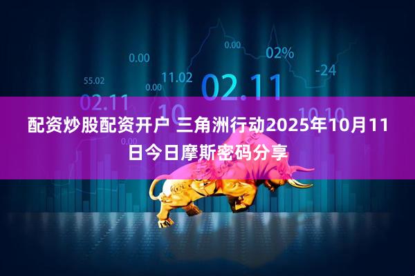 配资炒股配资开户 三角洲行动2025年10月11日今日摩斯密码分享