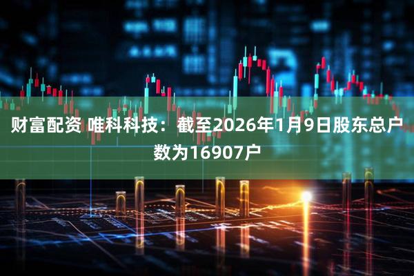 财富配资 唯科科技：截至2026年1月9日股东总户数为16907户